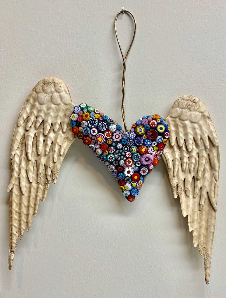 Angel Wings Mosaic Artwork