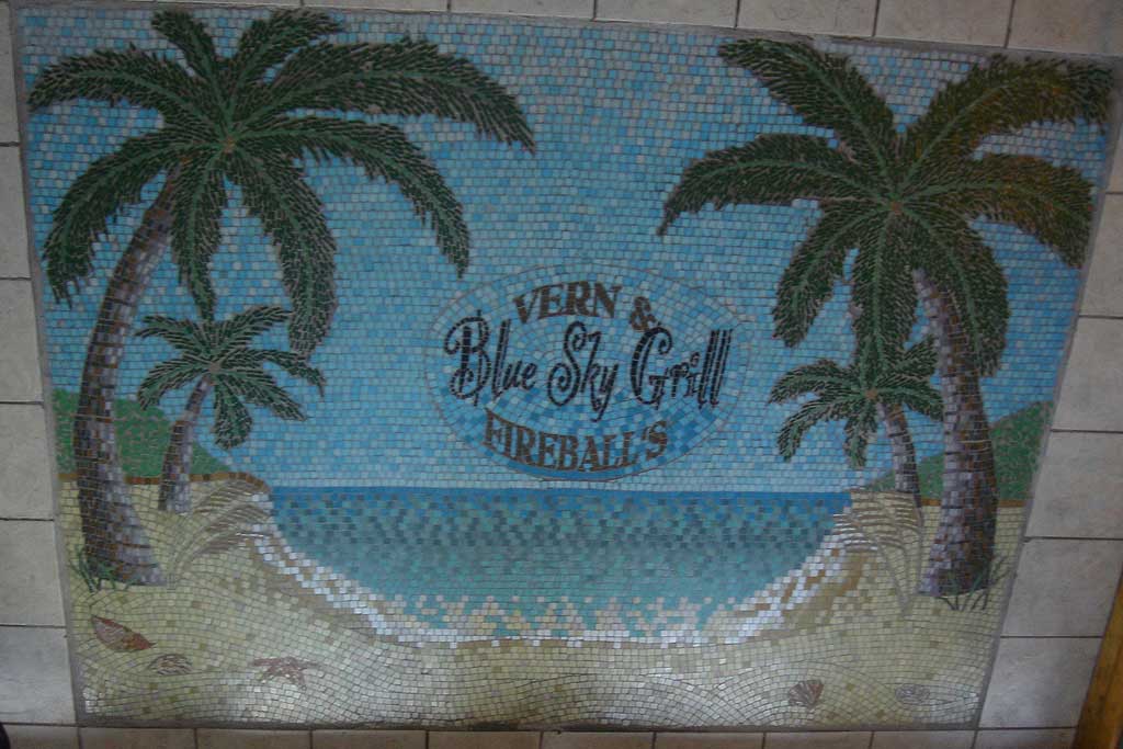 Blue Sky Grill Mosaic Art Commission
